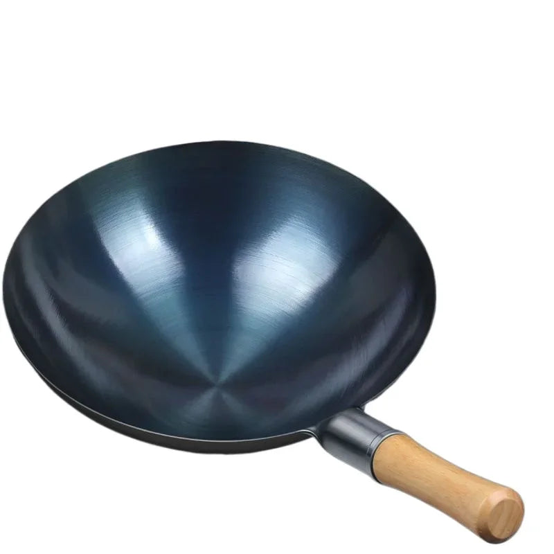 Atheltichub Traditioneller Gusseisen-Wok – Unbeschichtet, Langlebig & Authentisch! 🍲✨