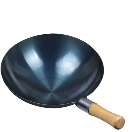 Atheltichub Traditioneller Gusseisen-Wok – Unbeschichtet, Langlebig & Authentisch! 🍲✨