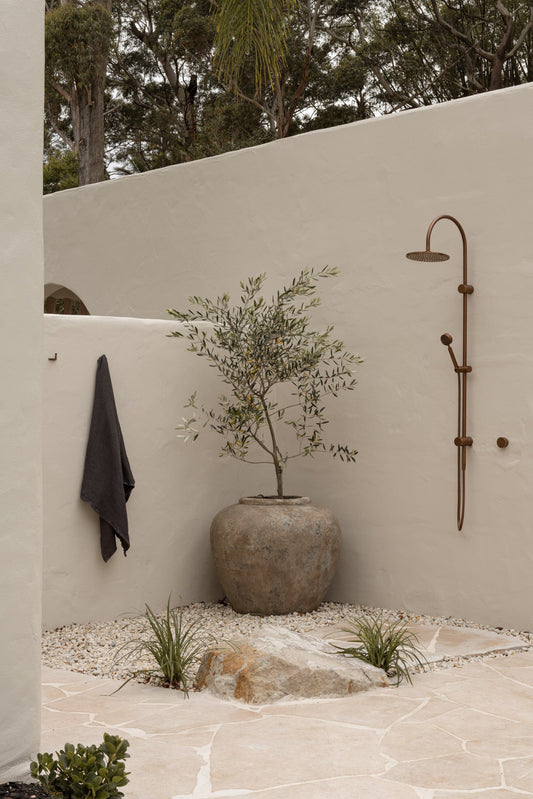 Exklusives Handgewebtes Badetuch in Anthrazit