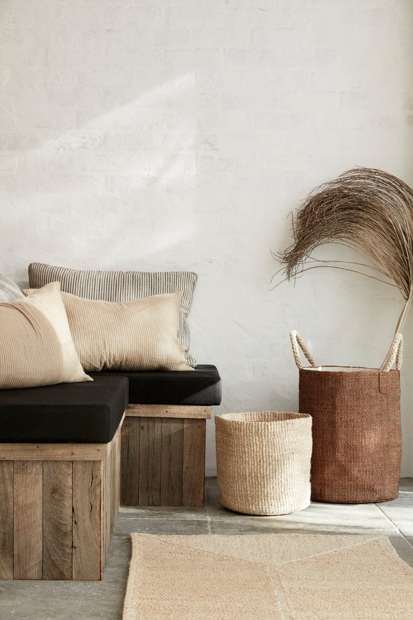 Eleganter Geflochtener Pflanzentopf – Großformat