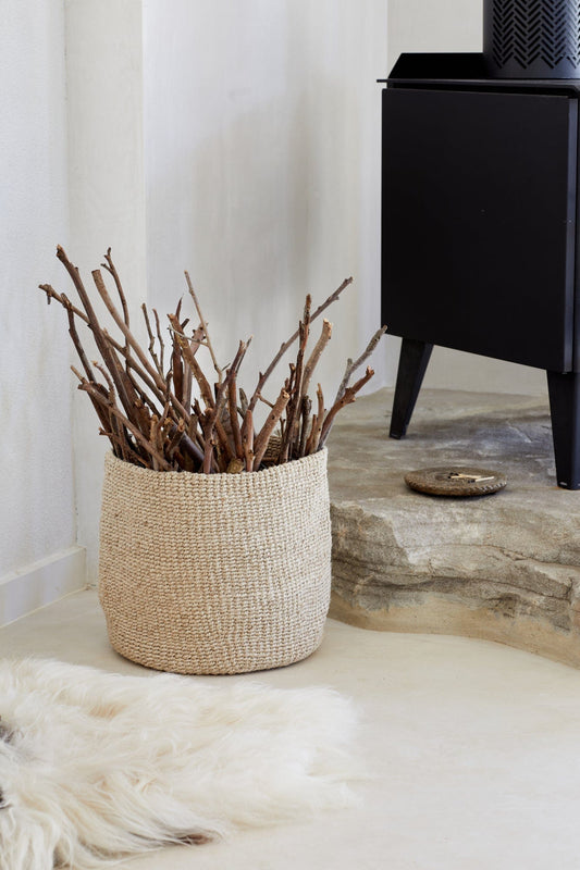 Eleganter Geflochtener Pflanzentopf – Großformat