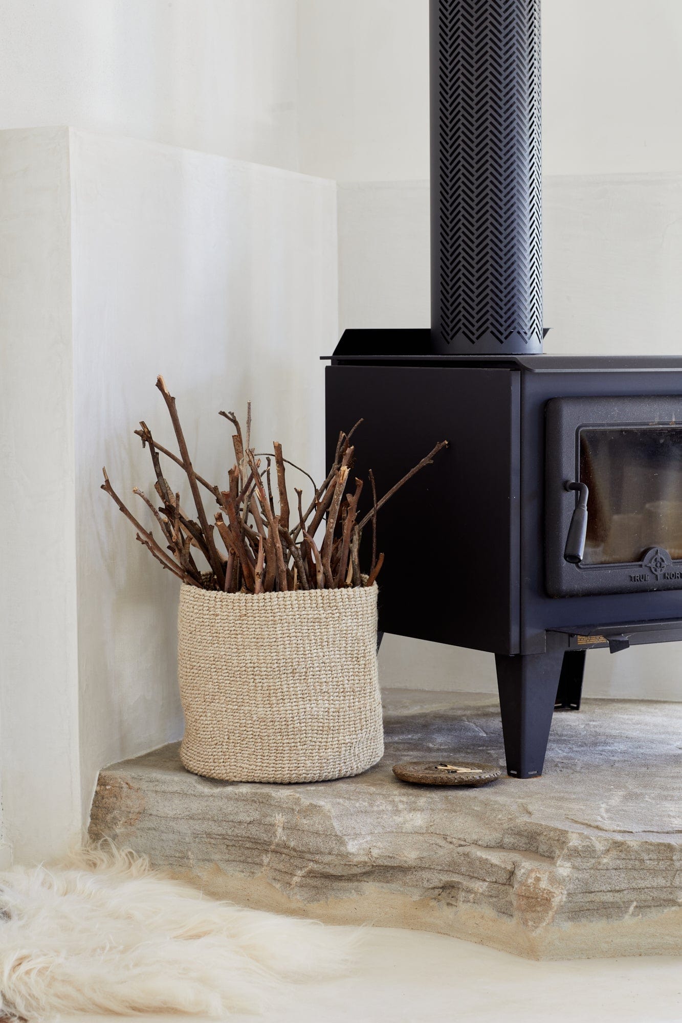 Eleganter Geflochtener Pflanzentopf – Großformat