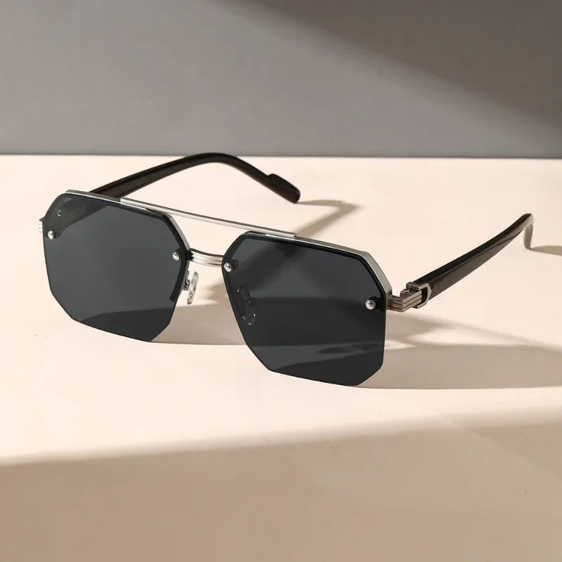 Aether Geometrische Sonnenbrille: Zeitlose Eleganz trifft modernes Design