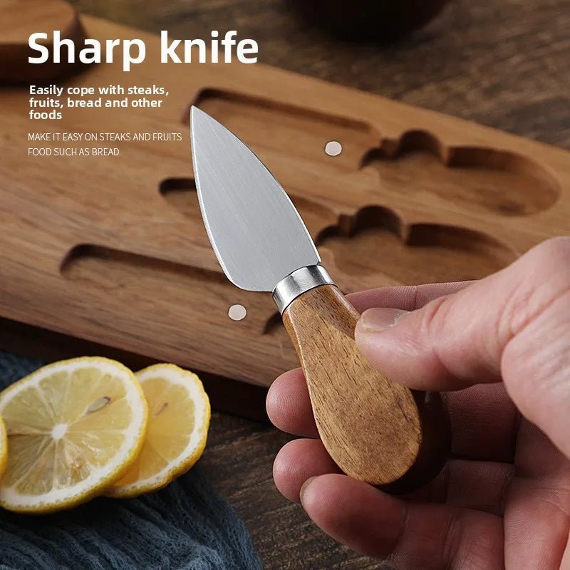 Elegantes Akazien Käsebrett mit Zubehör