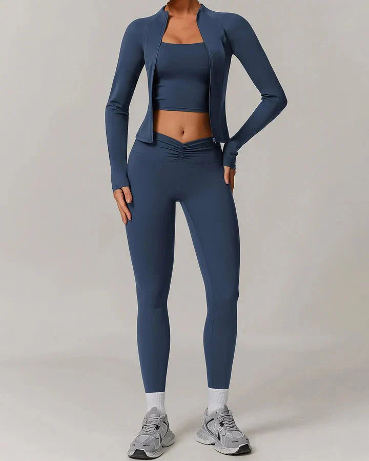 Amelia Zip Jacke: Stilvoller Komfort für jeden Anlass