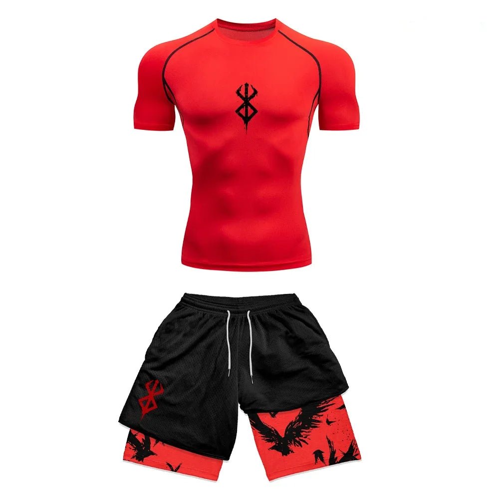 Anime Style: Trendiges T-Shirt & Shorts Set