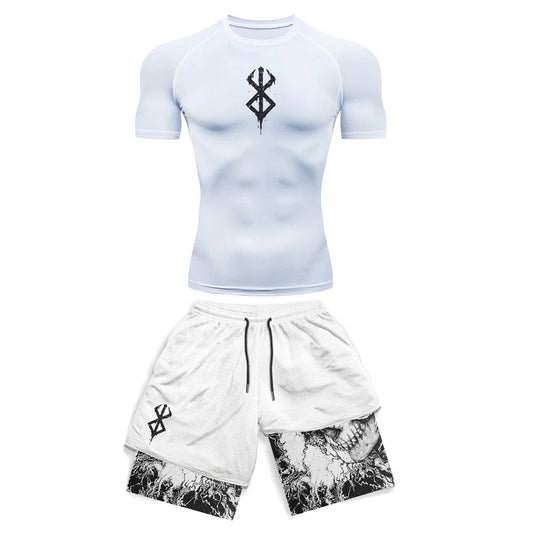 Anime Style: Trendiges T-Shirt & Shorts Set