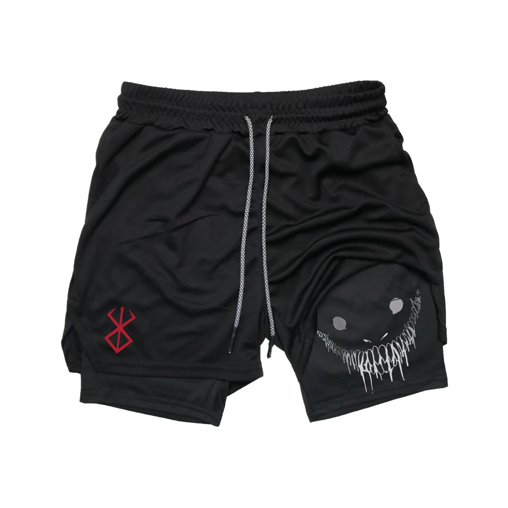 Atheltichub Anime Berserk Gym Shorts – Dein Style für das Workout!