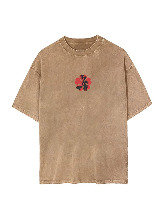 ASTA DEMON Vintage Oversize T-Shirt: Trendiger Retro-Style