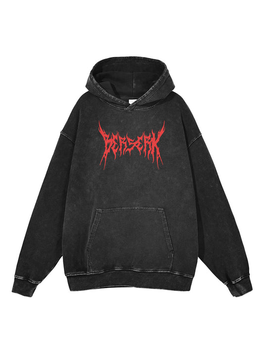 Berserk Guts Vintage Hoodie: Legendärer Stil trifft auf Retro-Charme