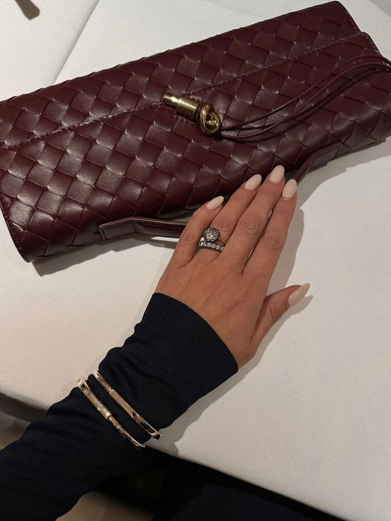 Elegante Gewebte Tasche Bianca