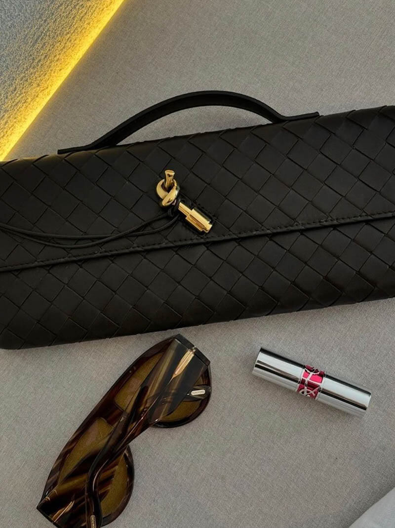 Elegante Gewebte Tasche Bianca