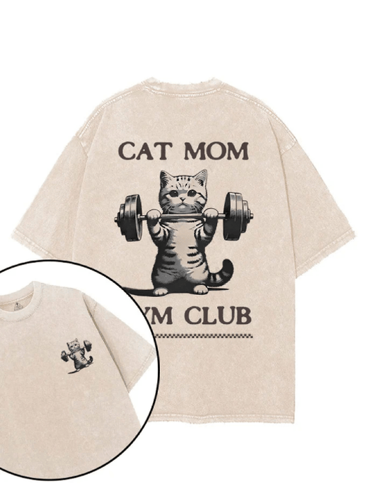 „Katzenliebhaber Fitness Club T-Shirt“