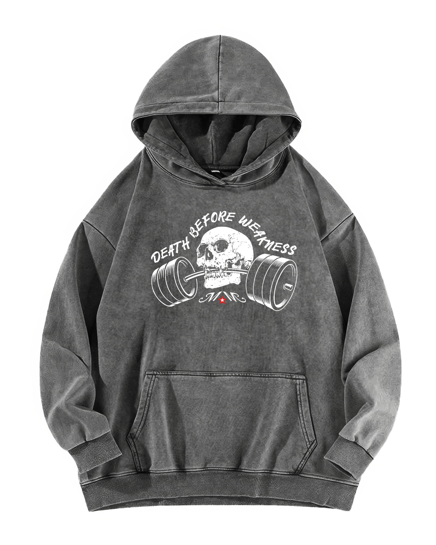 Stärke über alles: DEATH BEFORE WEAKNESS Hoodie