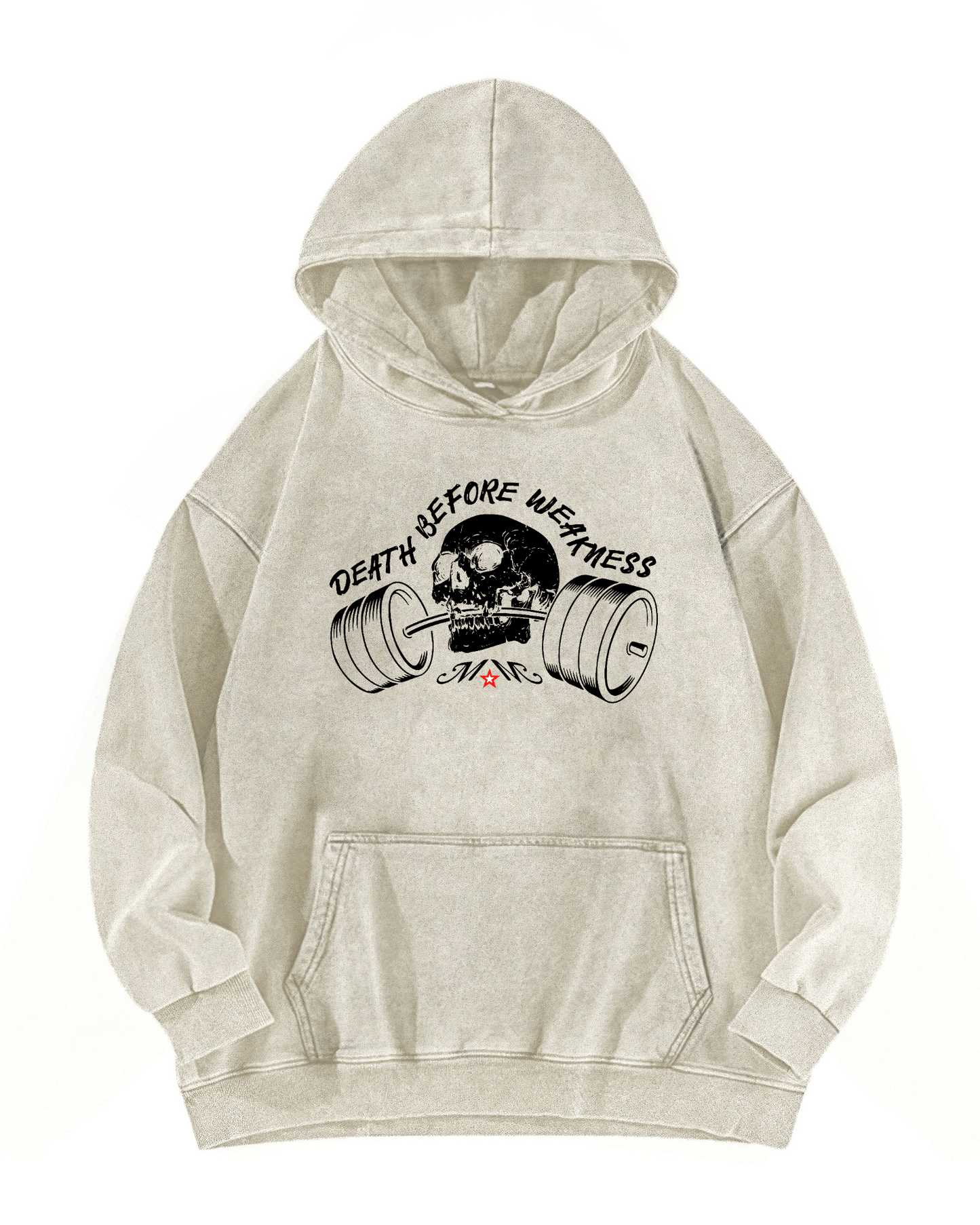 Stärke über alles: DEATH BEFORE WEAKNESS Hoodie