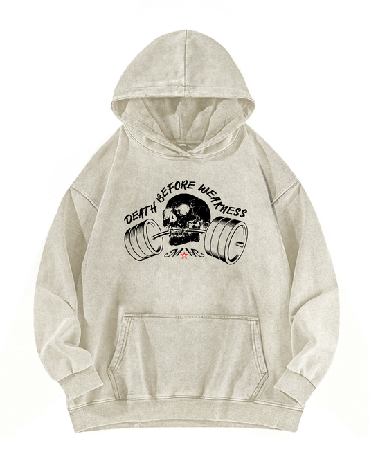Stärke über alles: DEATH BEFORE WEAKNESS Hoodie