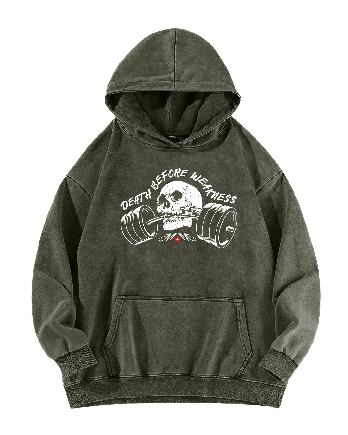 Stärke über alles: DEATH BEFORE WEAKNESS Hoodie