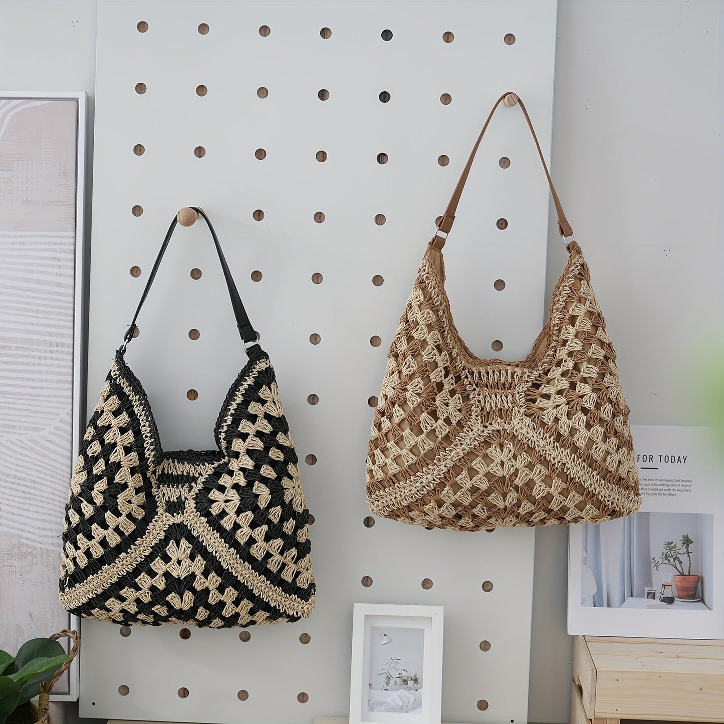 „Palma Breeze: Elegante Häkeltragetasche“