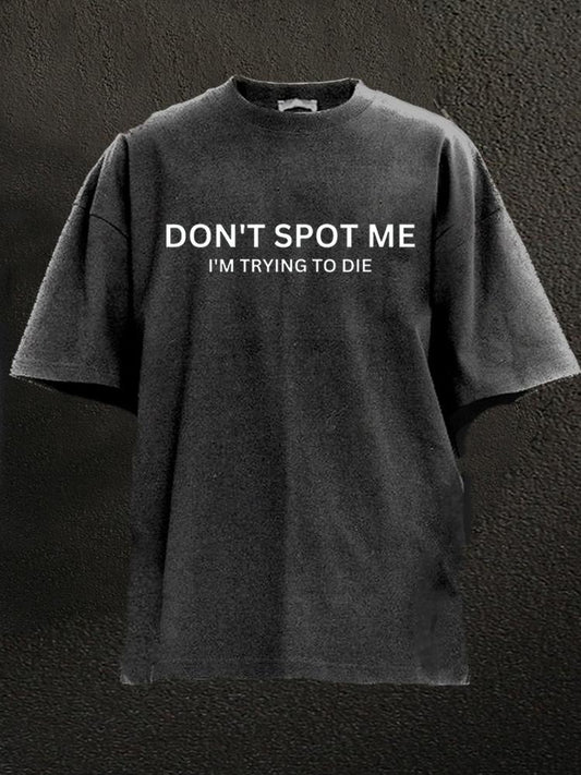 Don't Spot Me: Trendy, gewaschenes T-Shirt