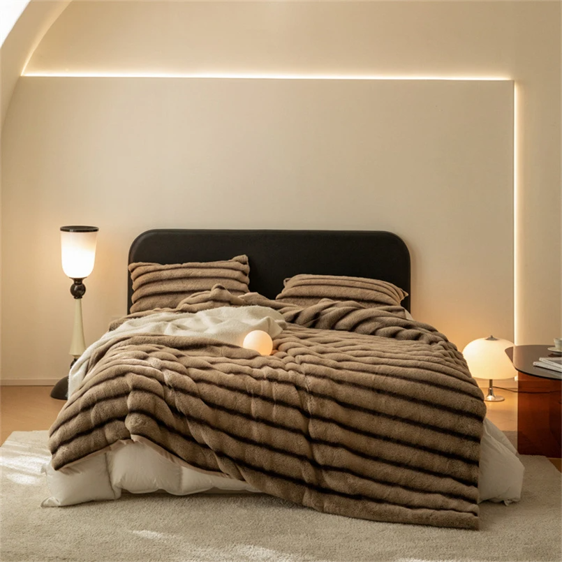 Bellagio Luxus-Kunstfell-Decke