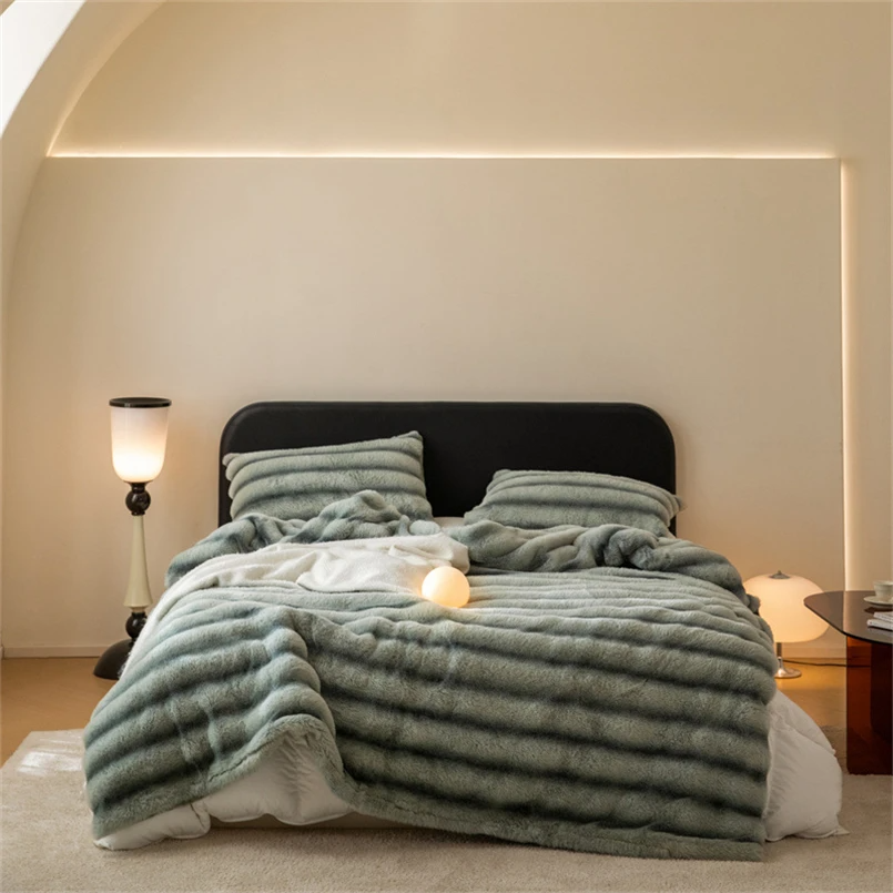 Bellagio Luxus-Kunstfell-Decke