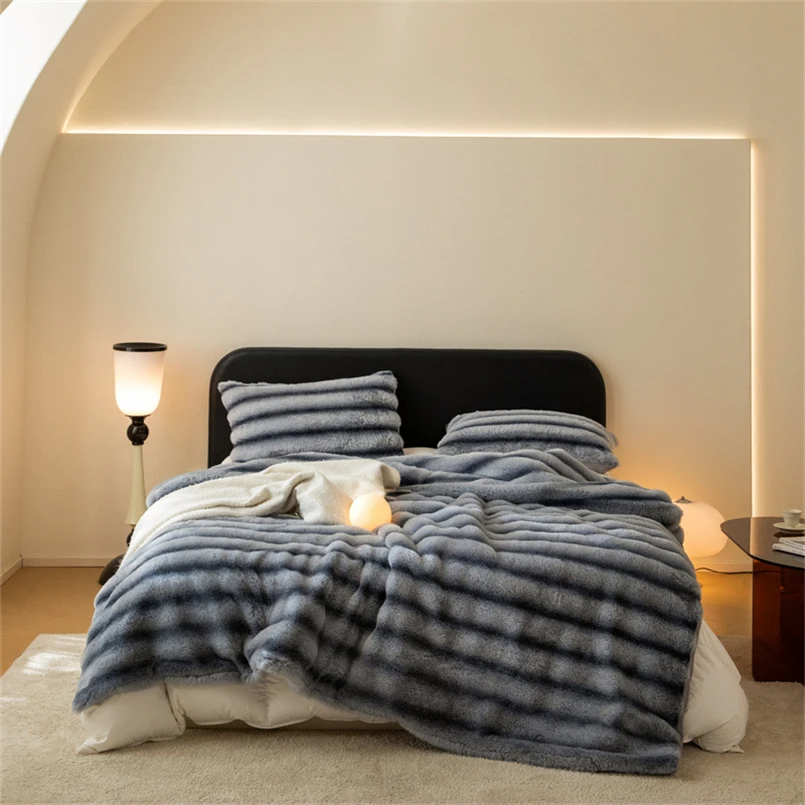 Bellagio Luxus-Kunstfell-Decke