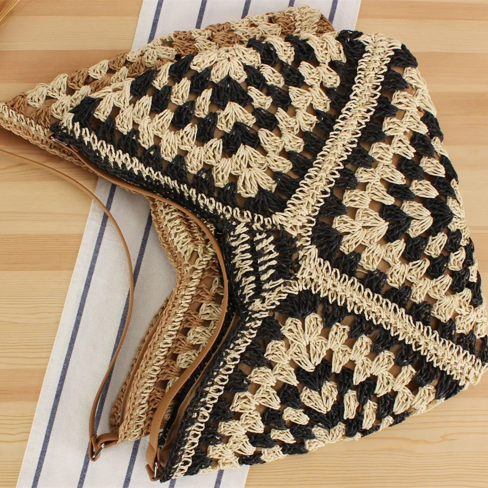 „Sonnenfaden: Elegante Häkel-Tasche“