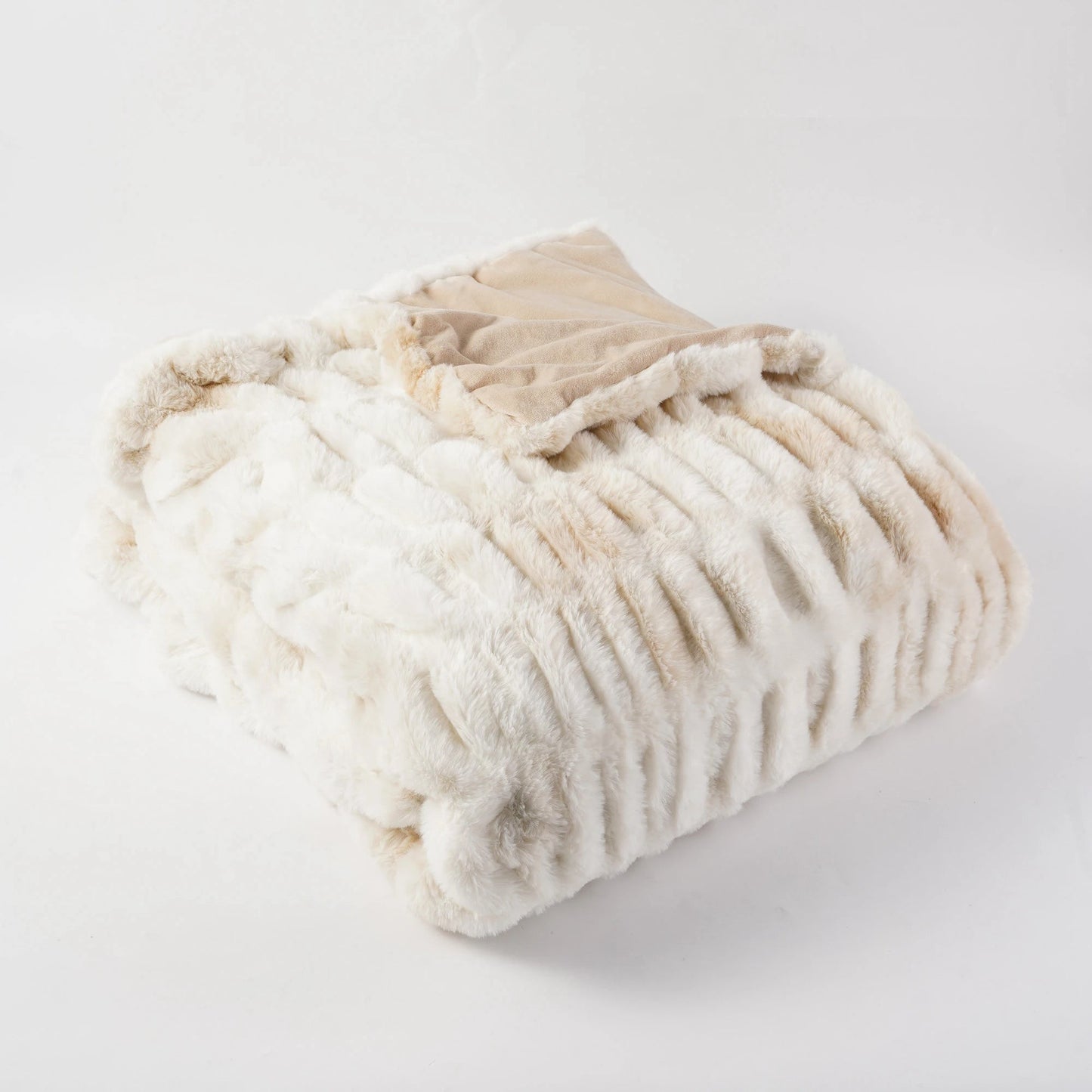 Luxuriöse Alpen Plüschwurfdecke