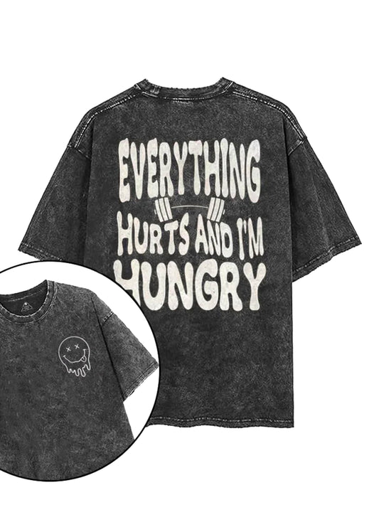 Schmerz & Hunger: Trendiges T-Shirt für echte Gefühle