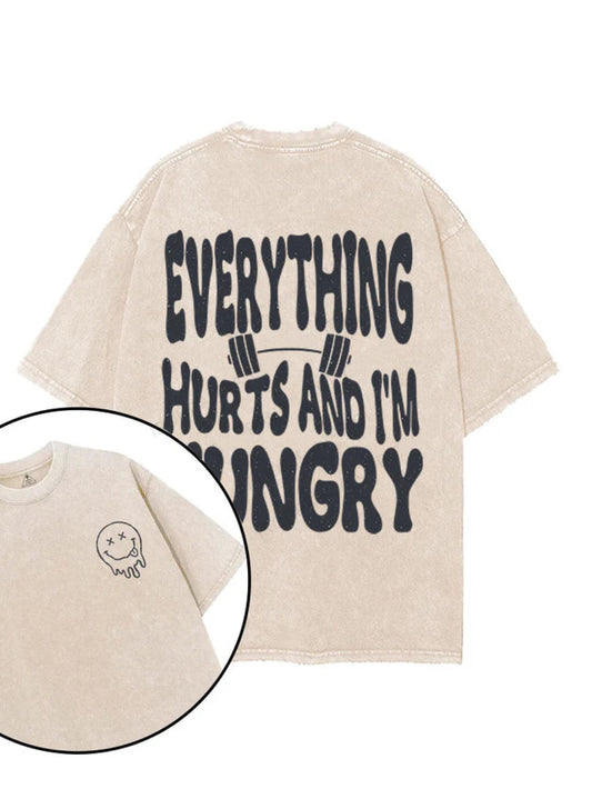 Schmerz & Hunger: Trendiges T-Shirt für echte Gefühle