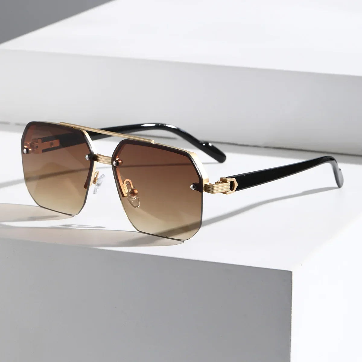 Aether Geometrische Sonnenbrille: Zeitlose Eleganz trifft modernes Design