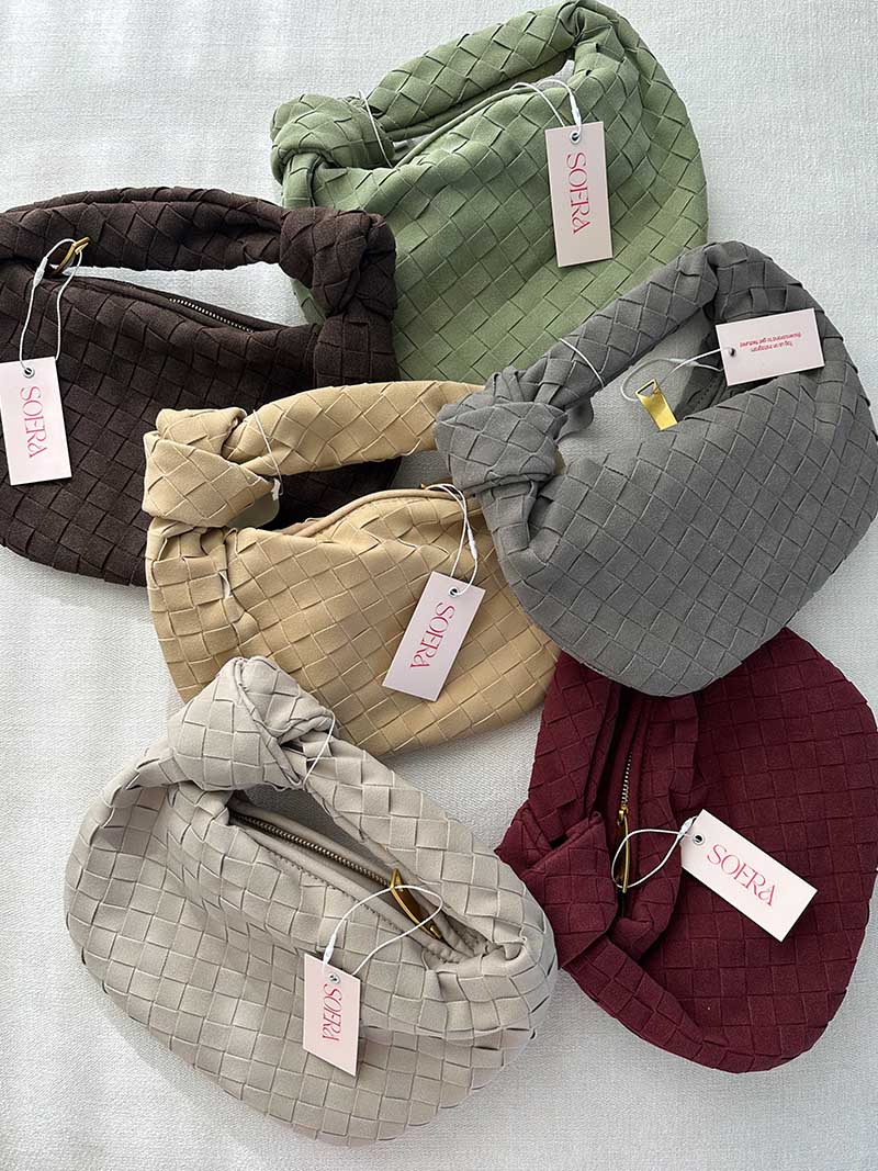 Elegante Mini-Gewebte Tasche