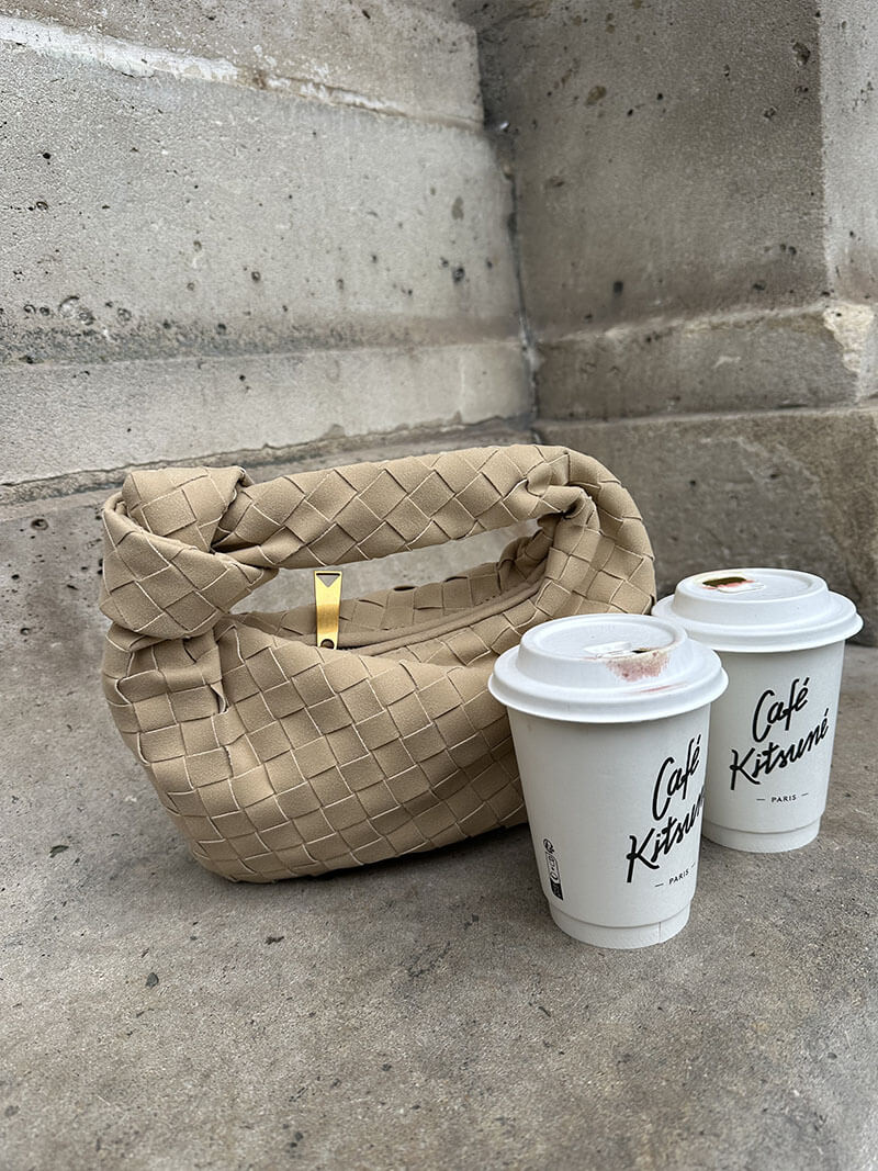 Elegante Mini-Gewebte Tasche