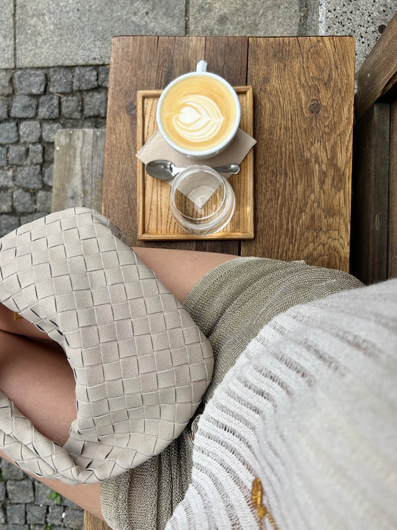 Elegante Mini-Gewebte Tasche