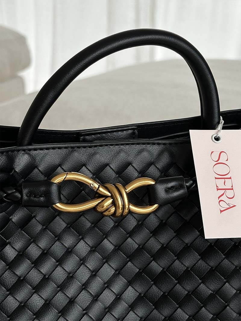 „Gewebte Tasche Lucia – Eleganz in jedem Detail“