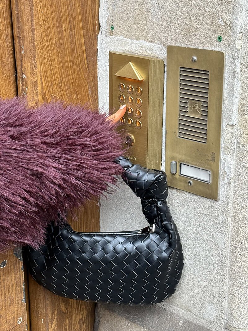 Elegante Mini-Webtasche