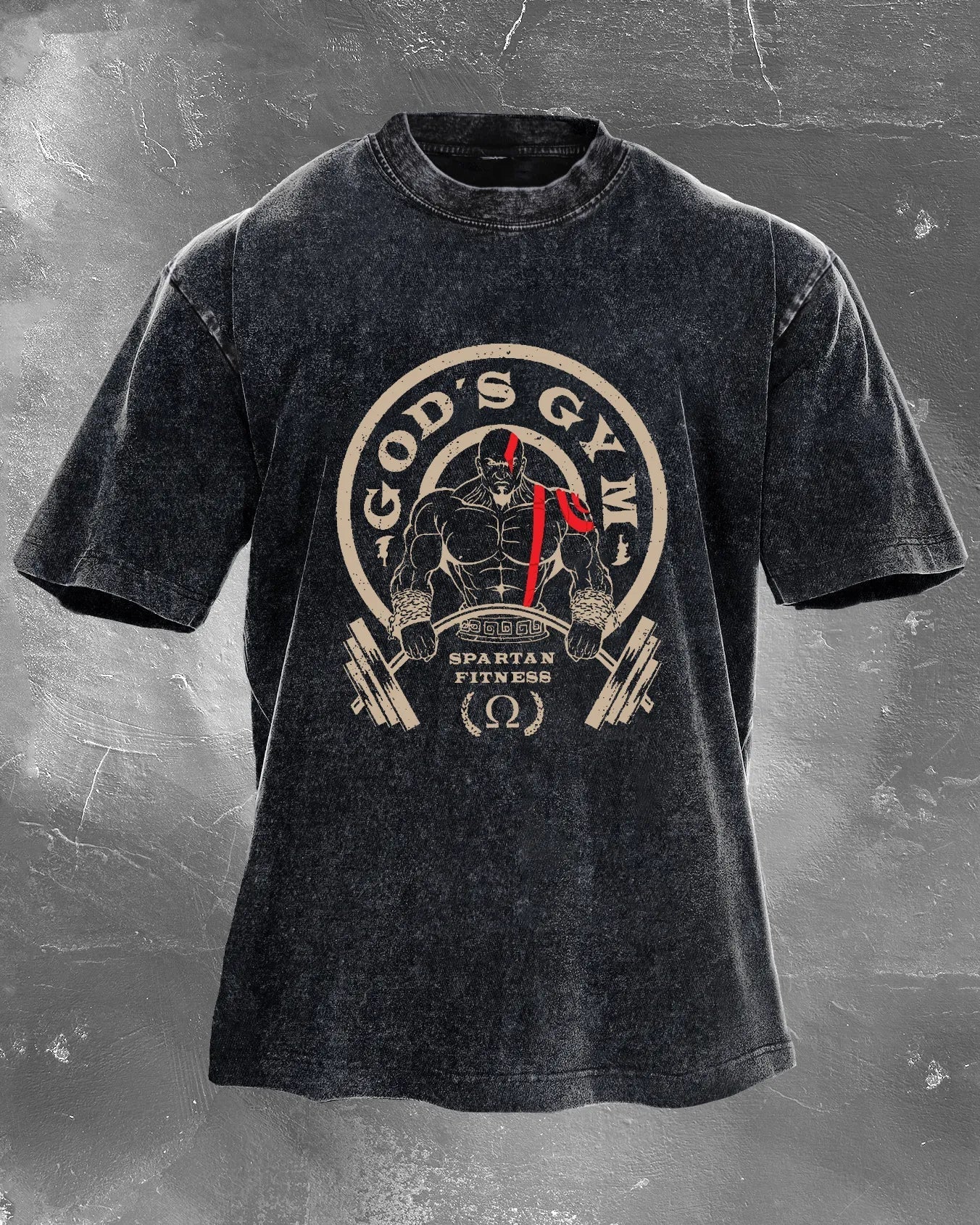 GOD'S GYM Herren Vintage T-Shirt