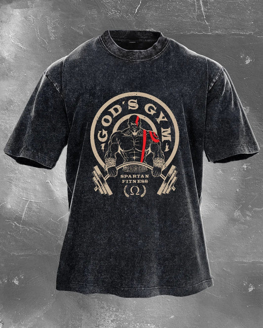 GOD'S GYM Herren Vintage T-Shirt