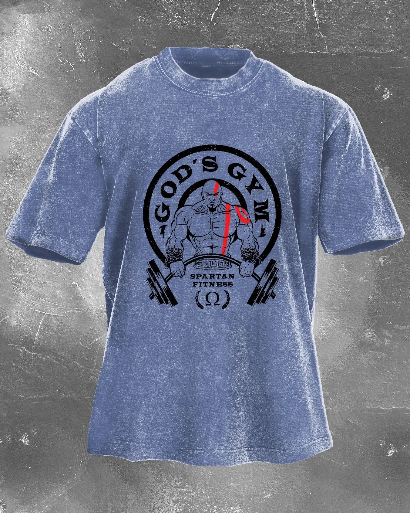 GOD'S GYM Herren Vintage T-Shirt