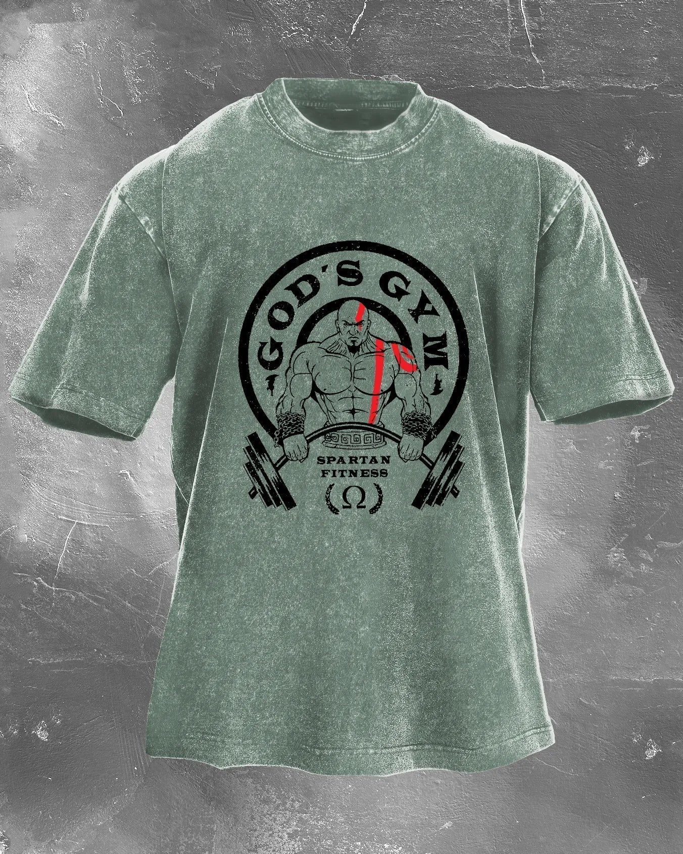 GOD'S GYM Herren Vintage T-Shirt