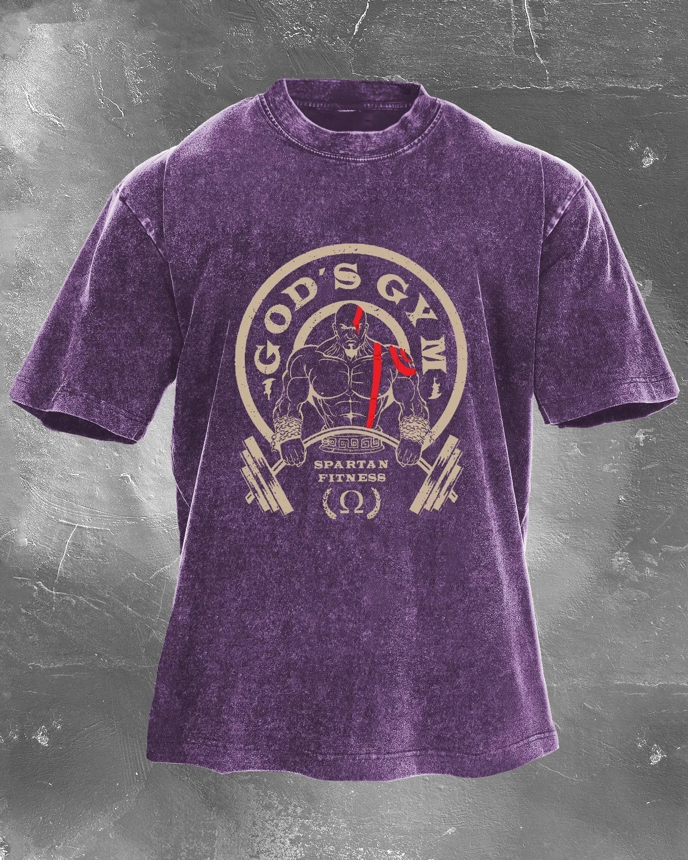 GOD'S GYM Herren Vintage T-Shirt
