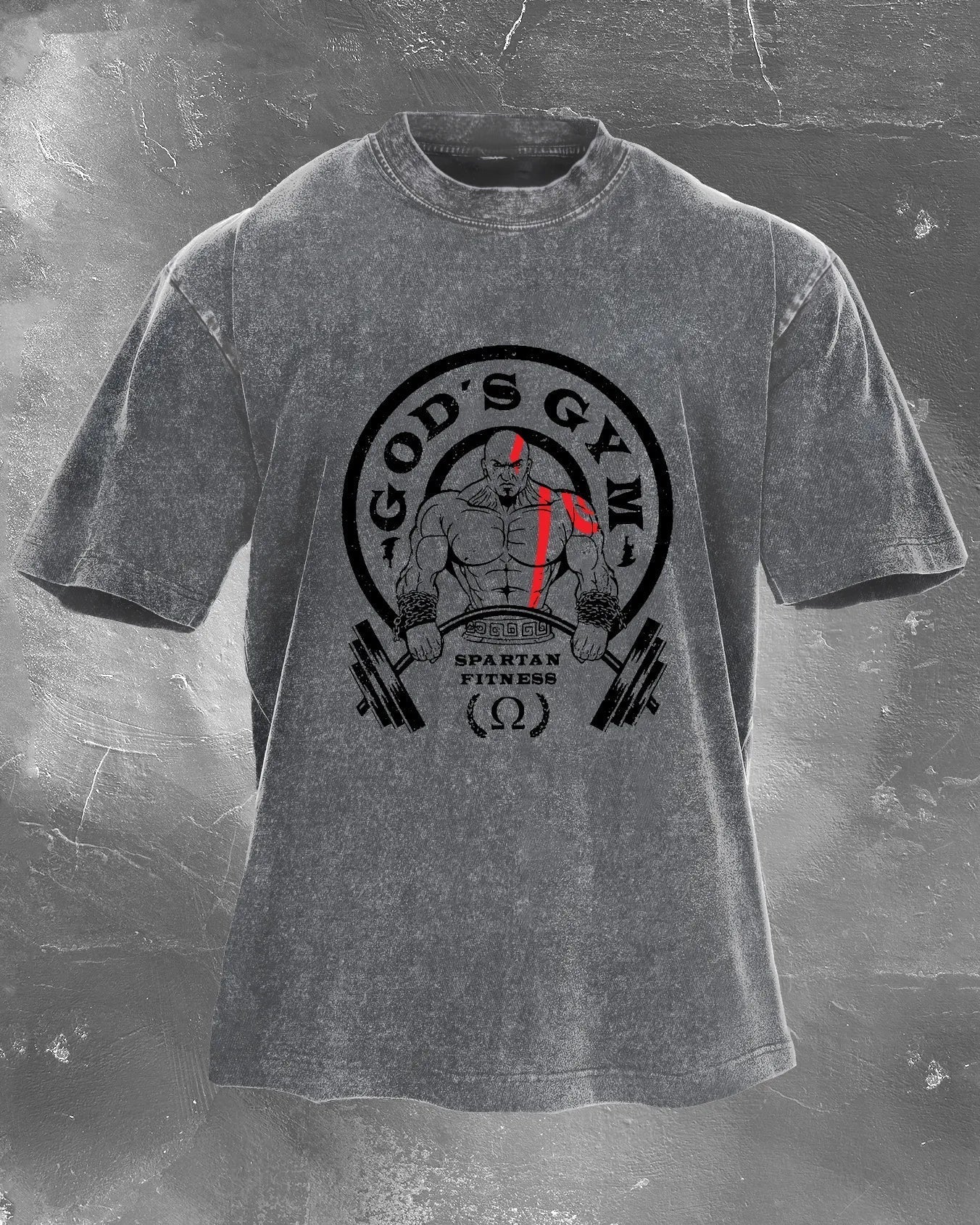 GOD'S GYM Herren Vintage T-Shirt