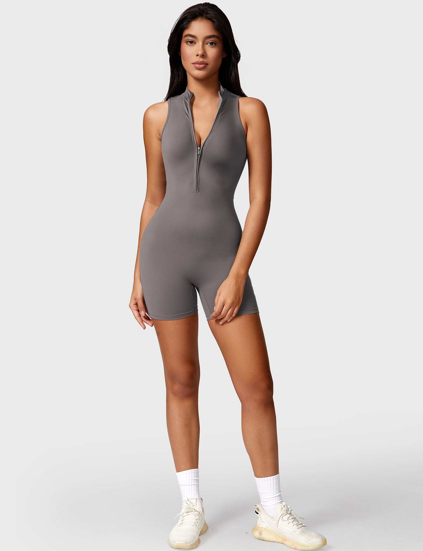Ironfit Belle Ärmelloser Jumpsuit mit Reißverschluss