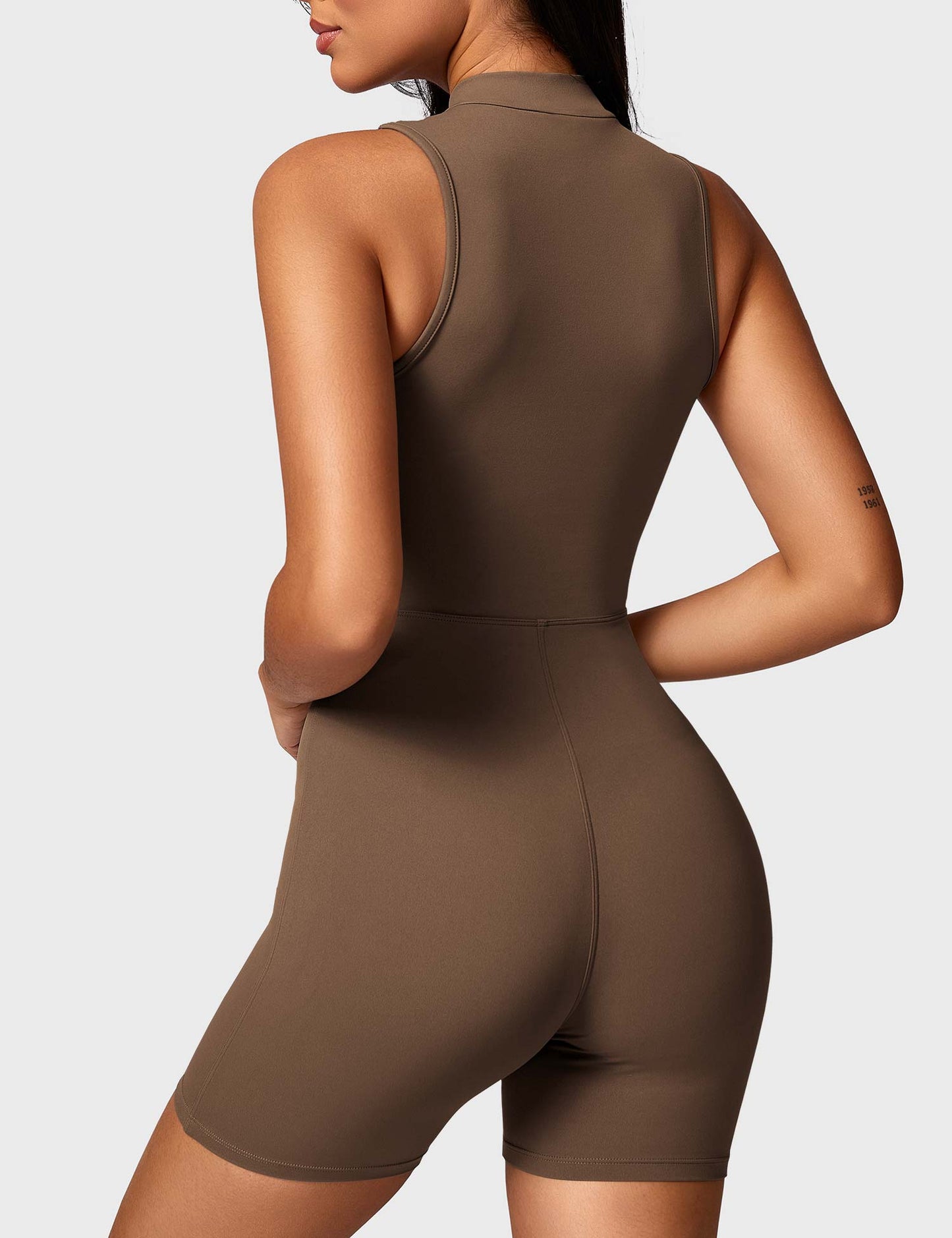 Ironfit Belle Ärmelloser Jumpsuit mit Reißverschluss