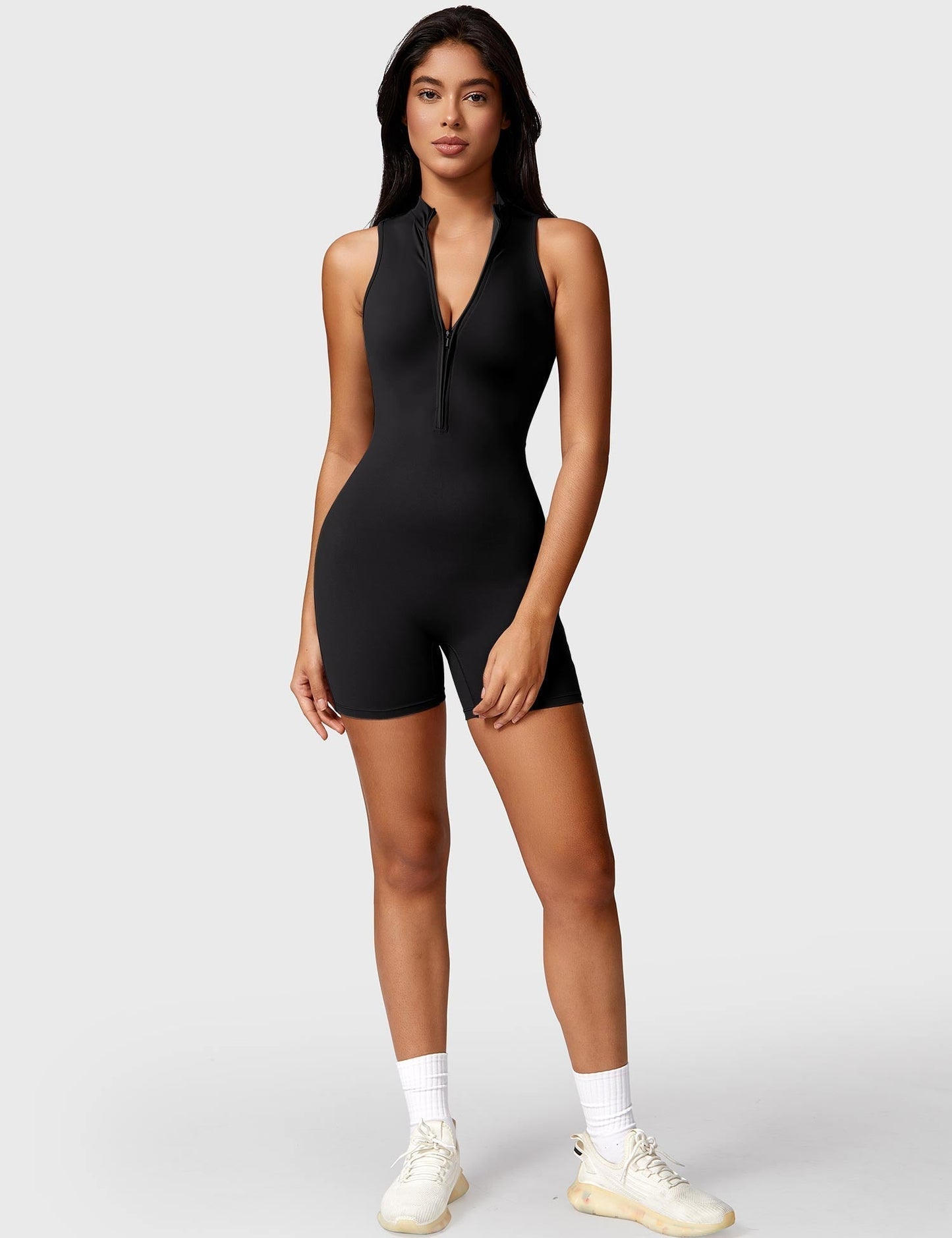 Ironfit Belle Ärmelloser Jumpsuit mit Reißverschluss