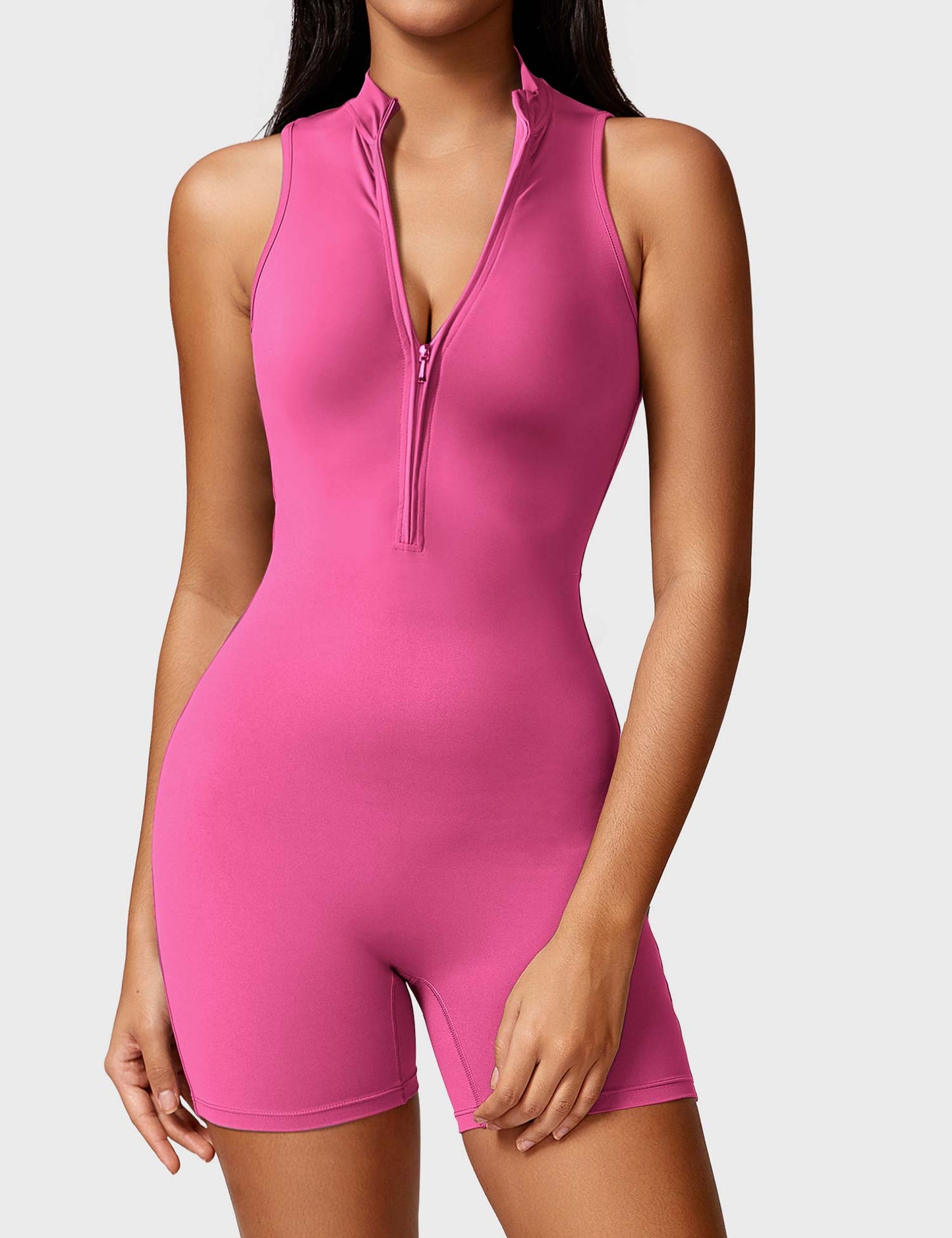 Ironfit Belle Ärmelloser Jumpsuit mit Reißverschluss