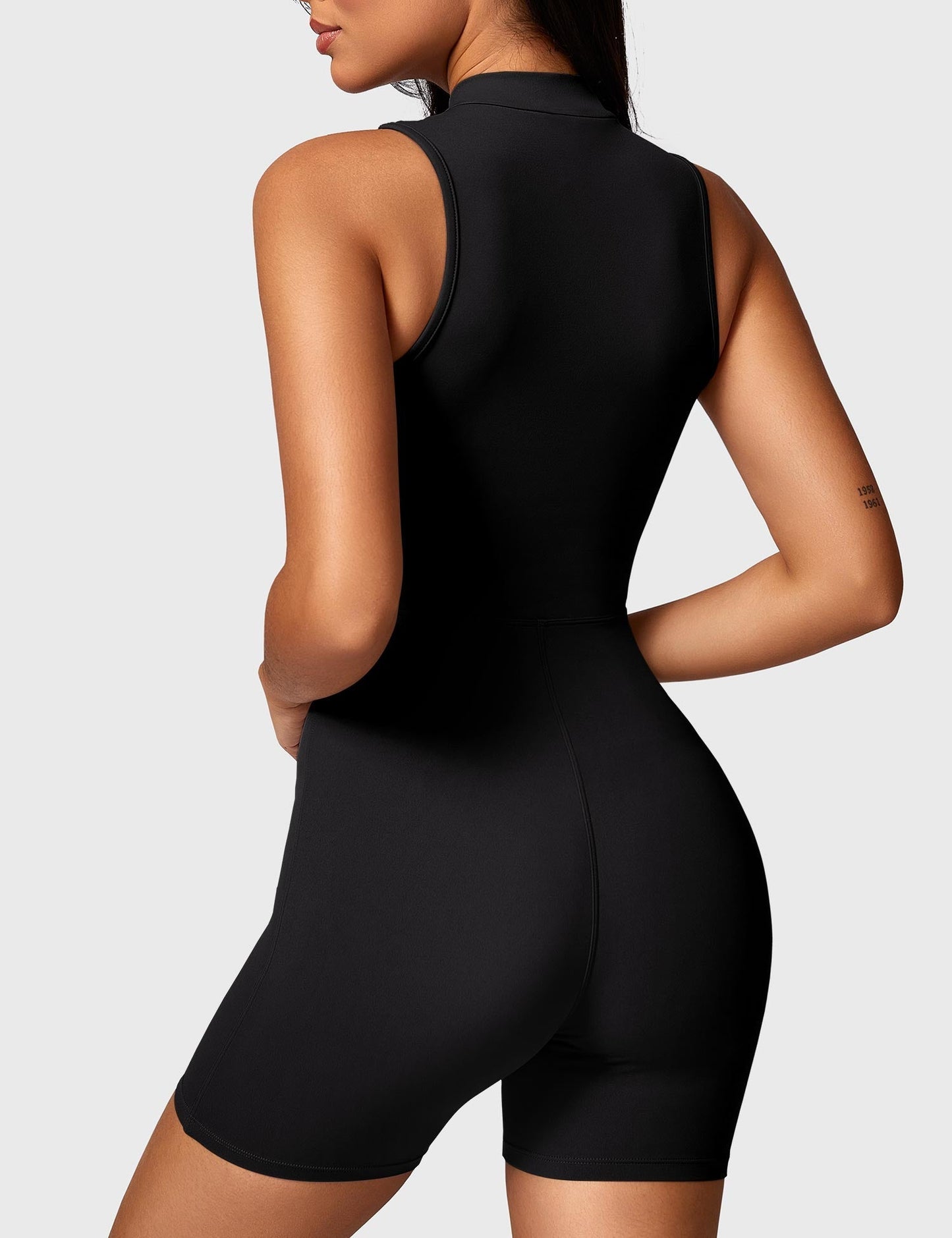 Ironfit Belle Ärmelloser Jumpsuit mit Reißverschluss