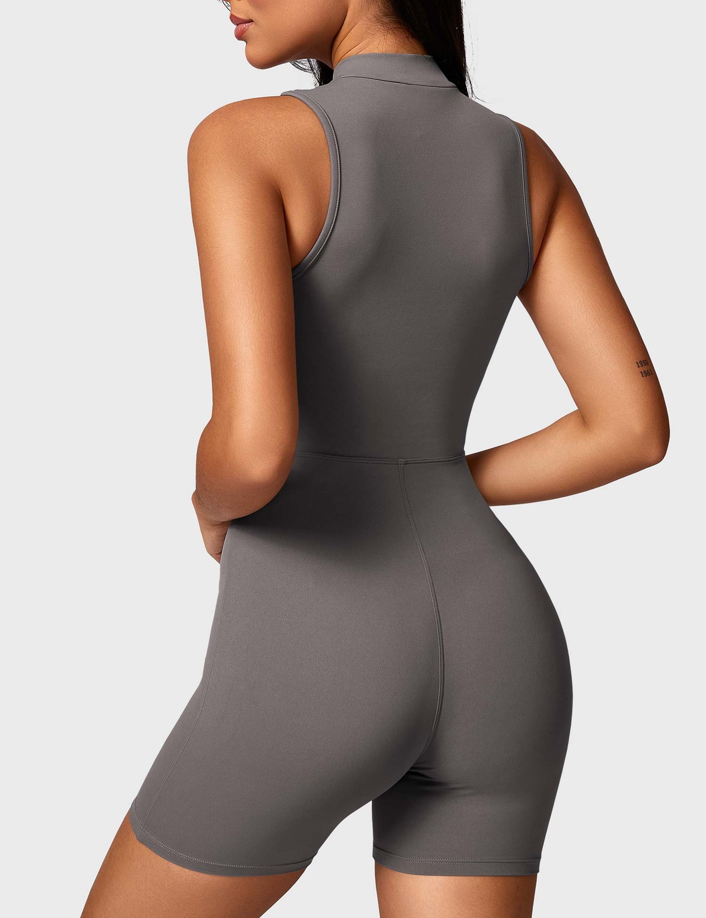 Ironfit Belle Ärmelloser Jumpsuit mit Reißverschluss