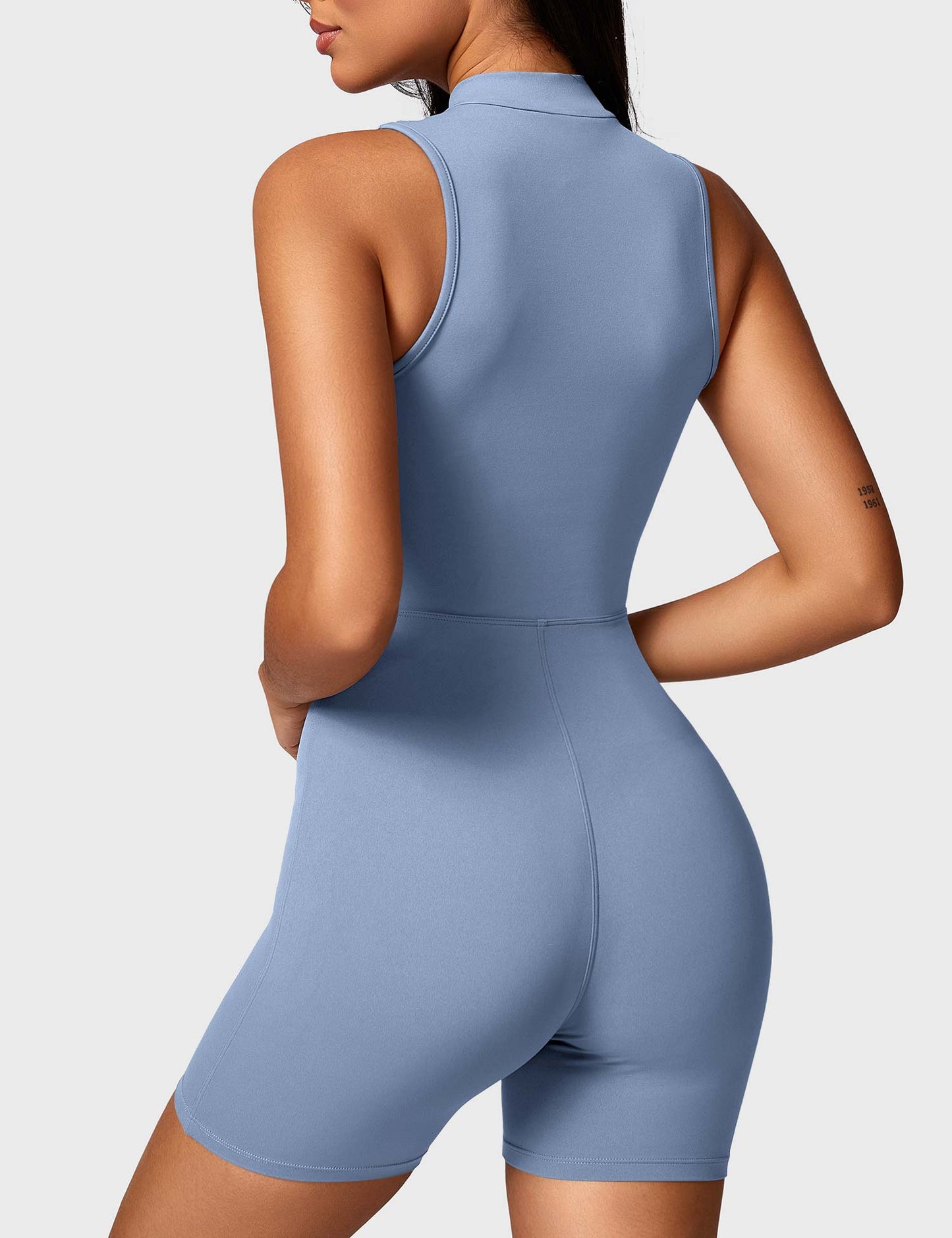Ironfit Belle Ärmelloser Jumpsuit mit Reißverschluss
