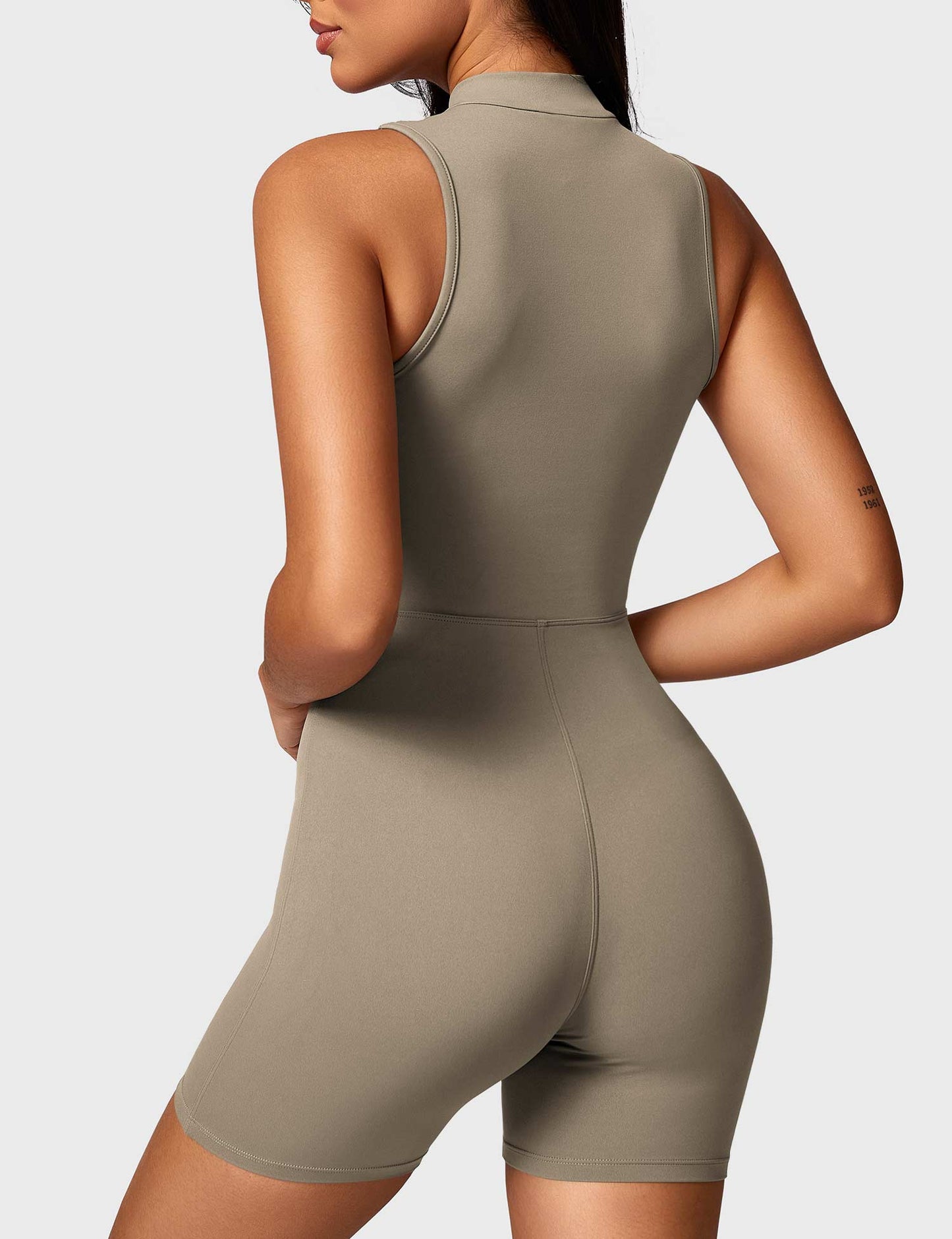 Ironfit Belle Ärmelloser Jumpsuit mit Reißverschluss